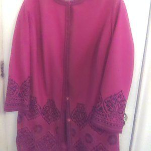 A beautiful red coat, sz 18 women's